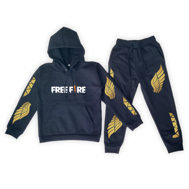 Conjunto deportivo de Free Fire Angelical edición Gold