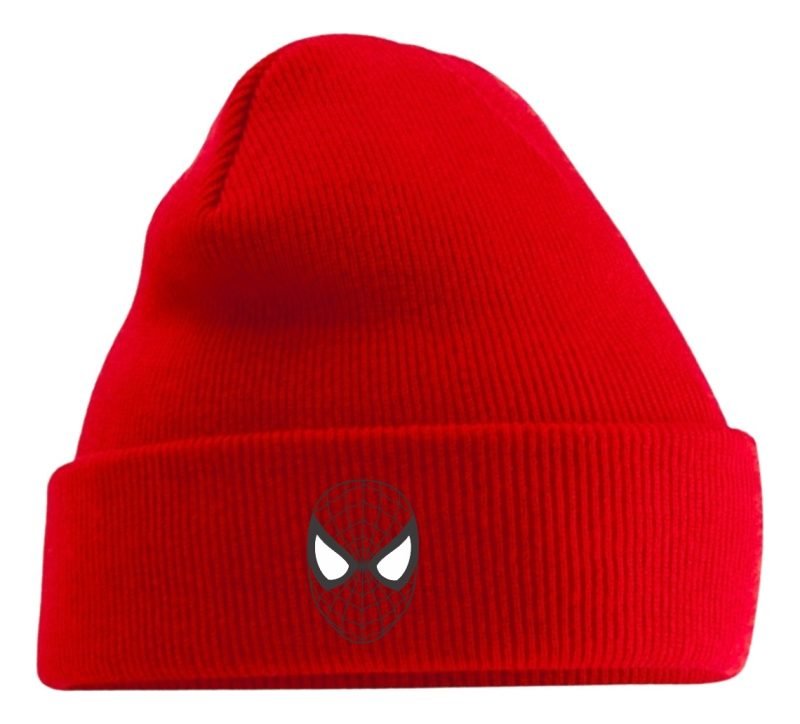 Gorro De Lana Unisex Diseño Spiderman