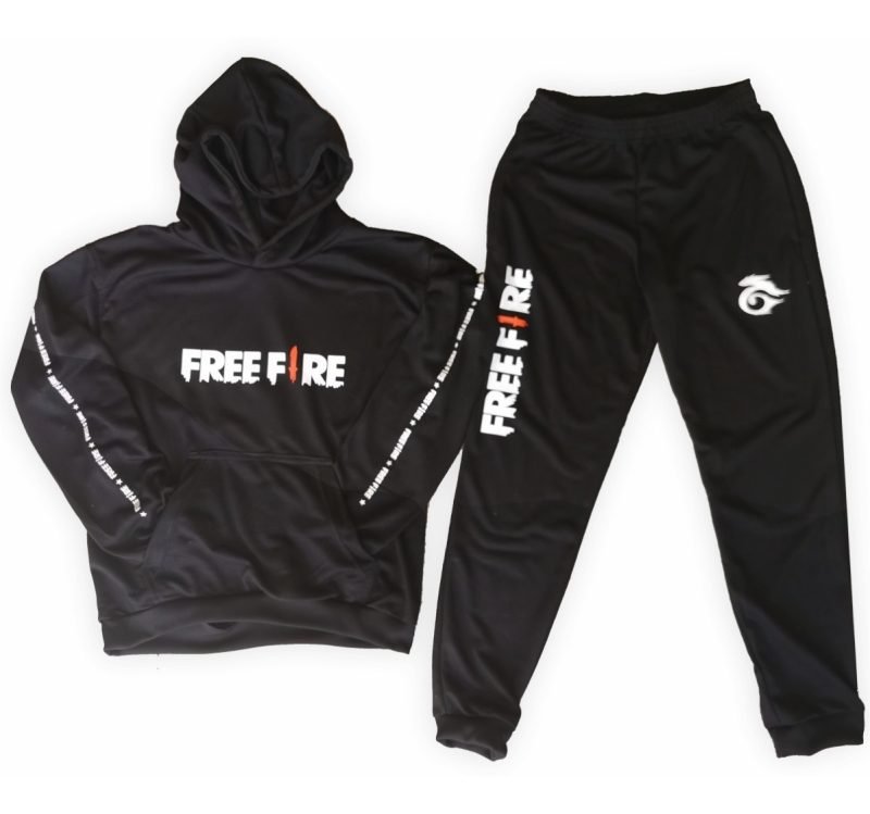 Conjunto Deportivo Adulto Free Fire Con Capucha